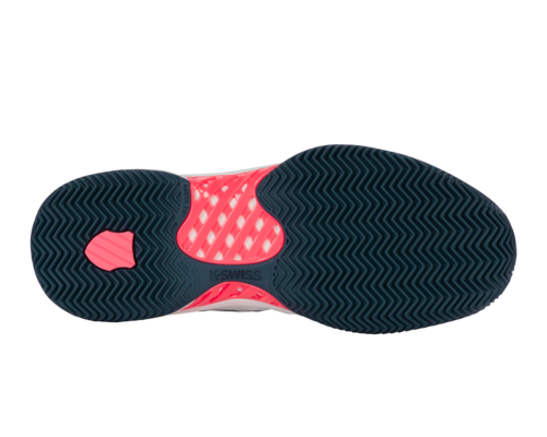 K-Swiss Hypercourt Express 2 Clay (Wit/Stargazer/Neon Blaze)