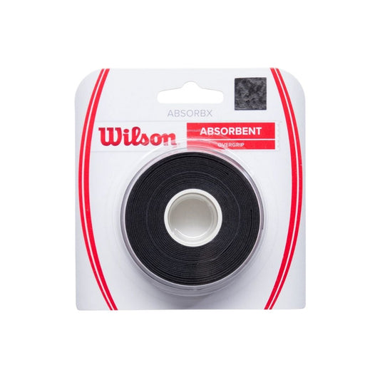 Wilson Absorbx Overgrip (Sort, 3-pak)
