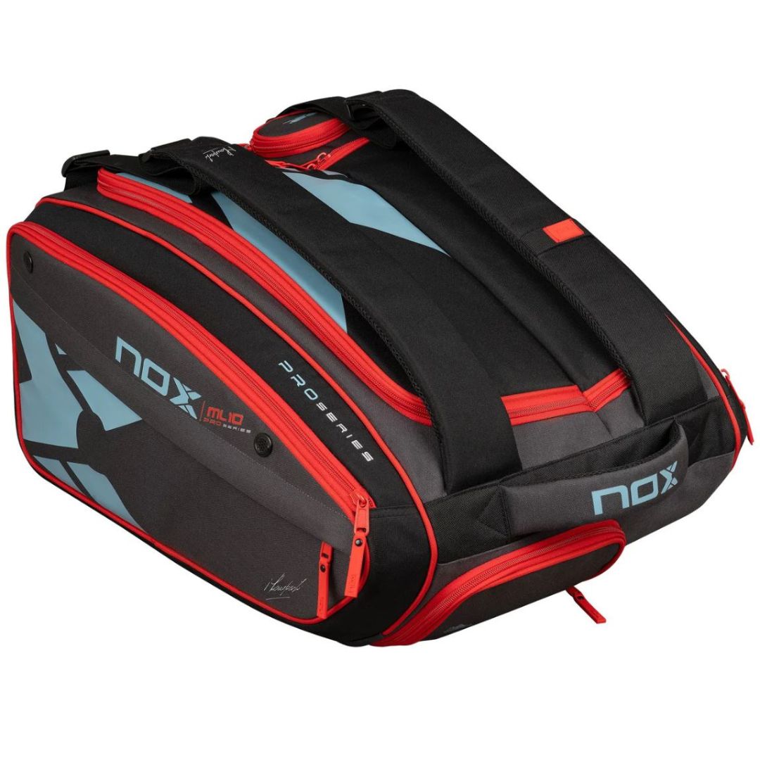 Nox ML10 Competition XL Compact Padel Tas (Zwart/Rood) padellife