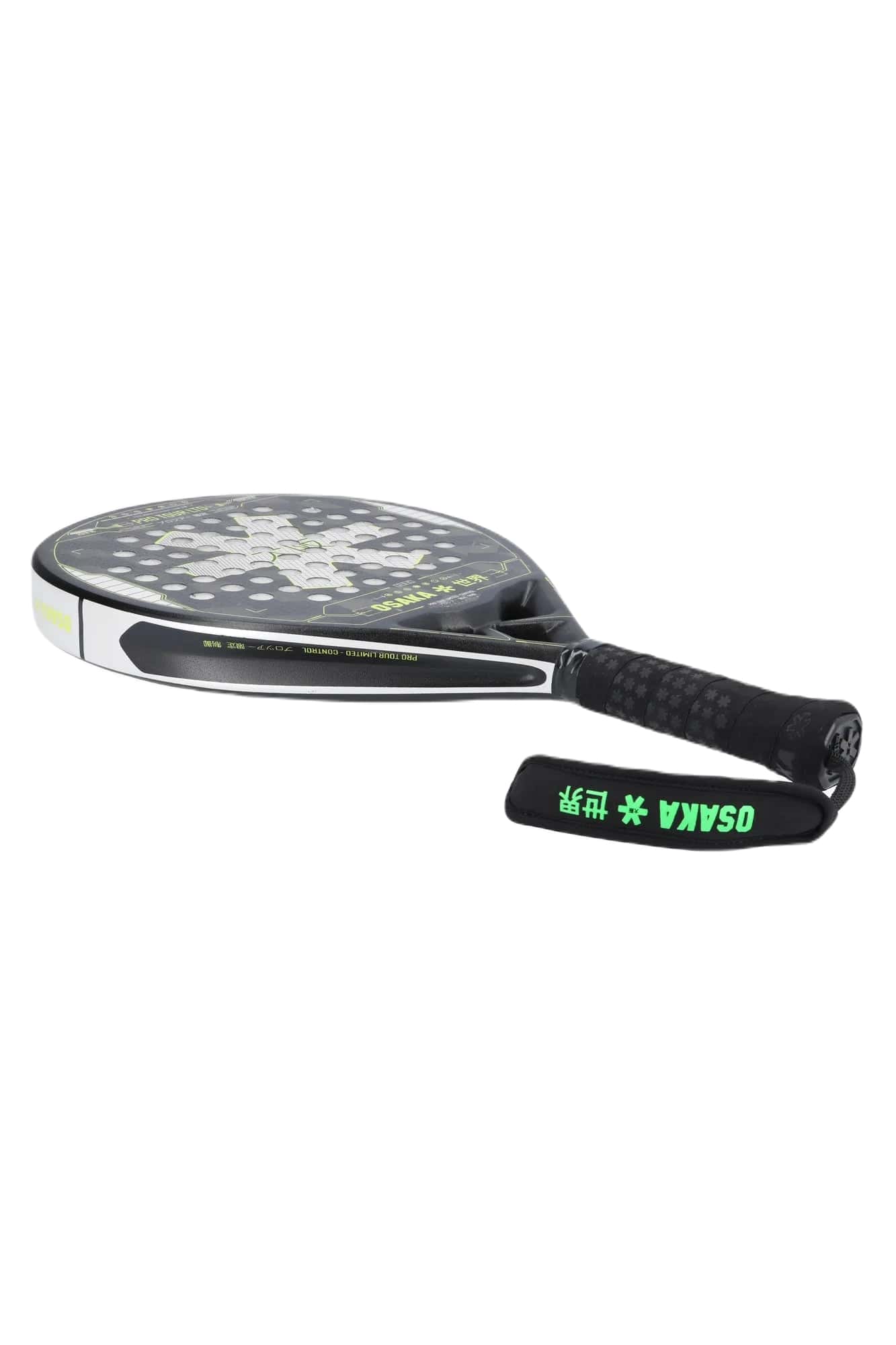 Osaka Pro Tour LTD Control 2023 Padel Racket (Grijs/Lime)