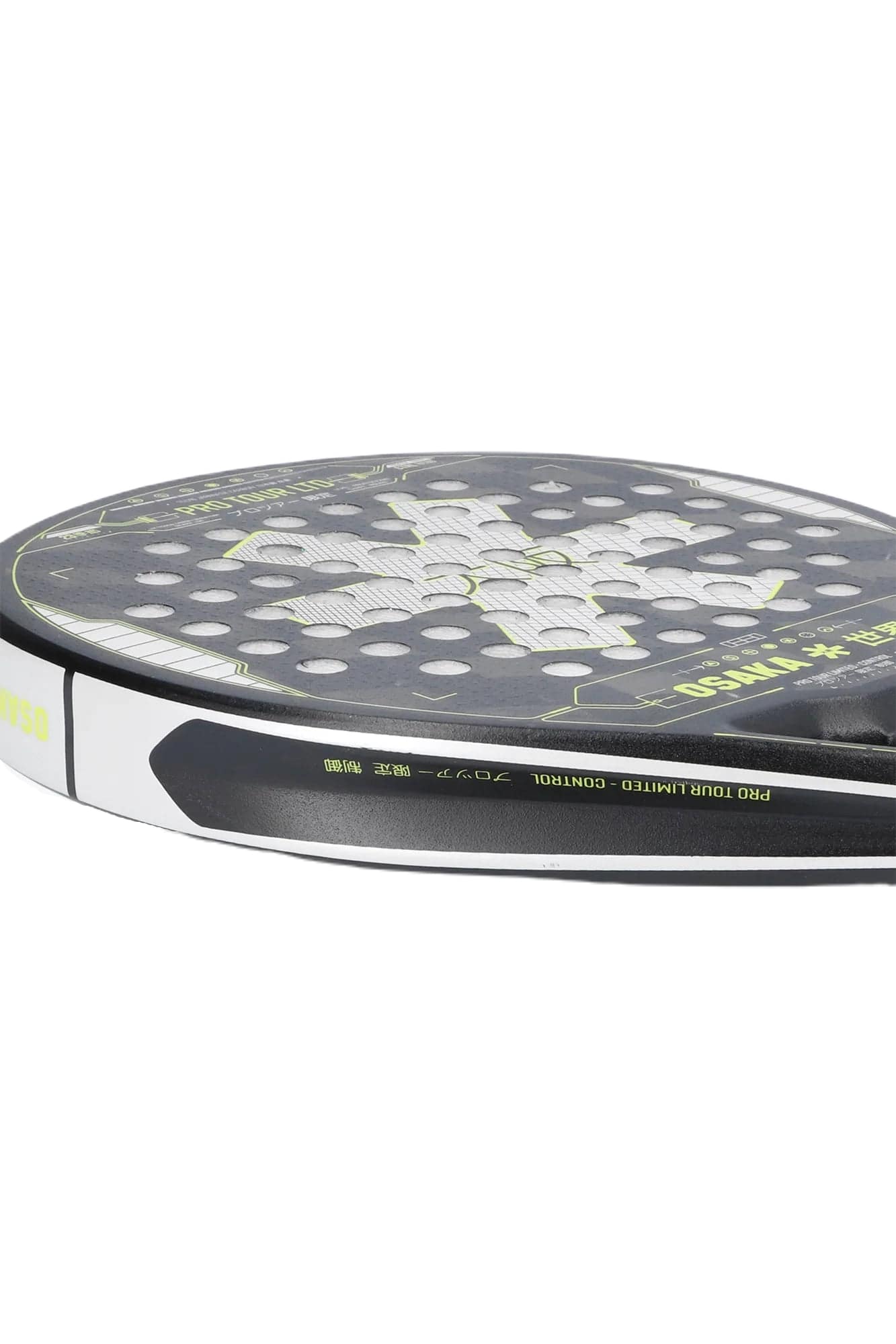 Osaka Pro Tour LTD Control 2023 Padel Racket (Grijs/Lime)