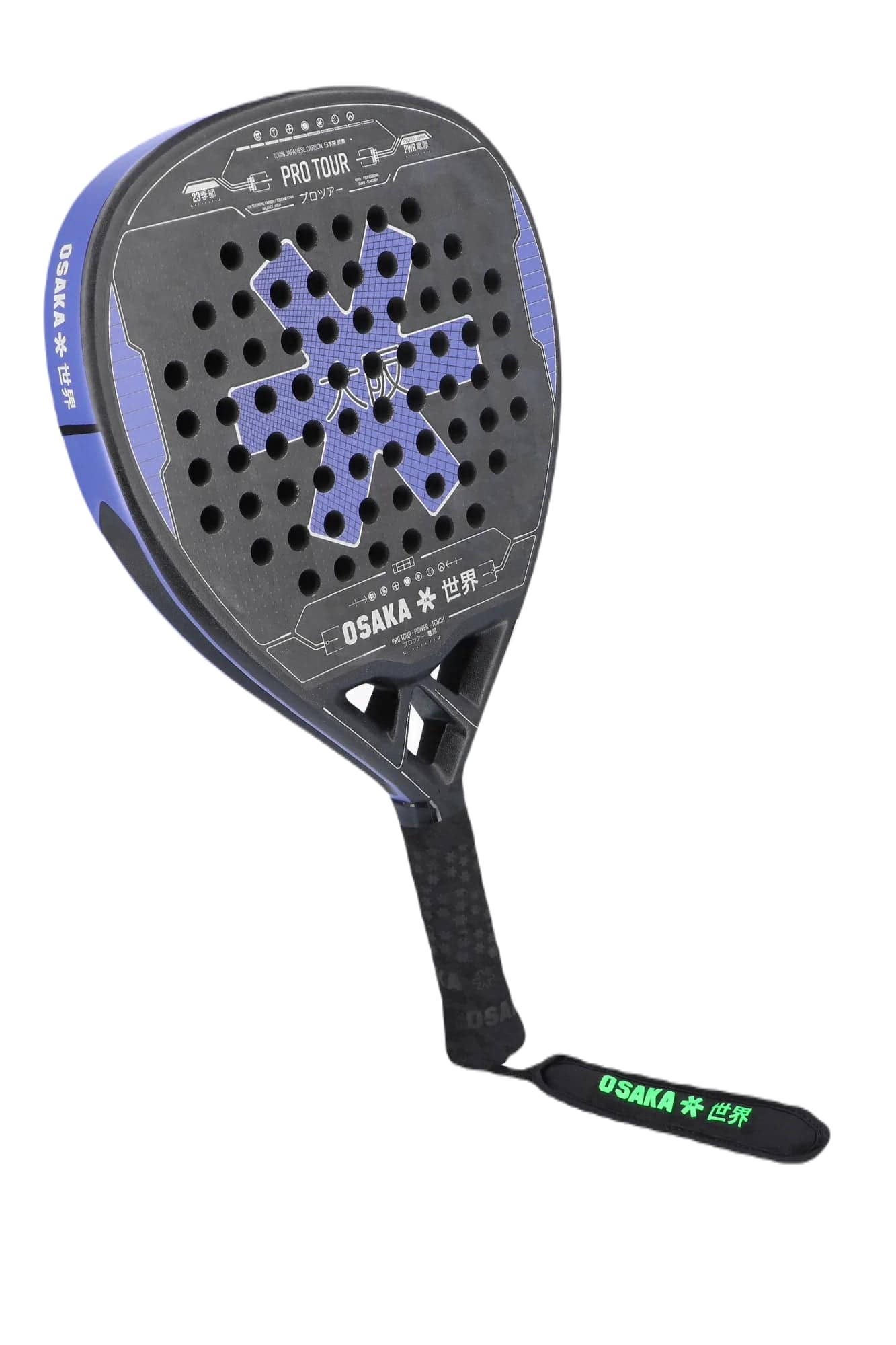 Osaka Pro Tour Power Touch 2023 Padel Racket (Paars/Zand)