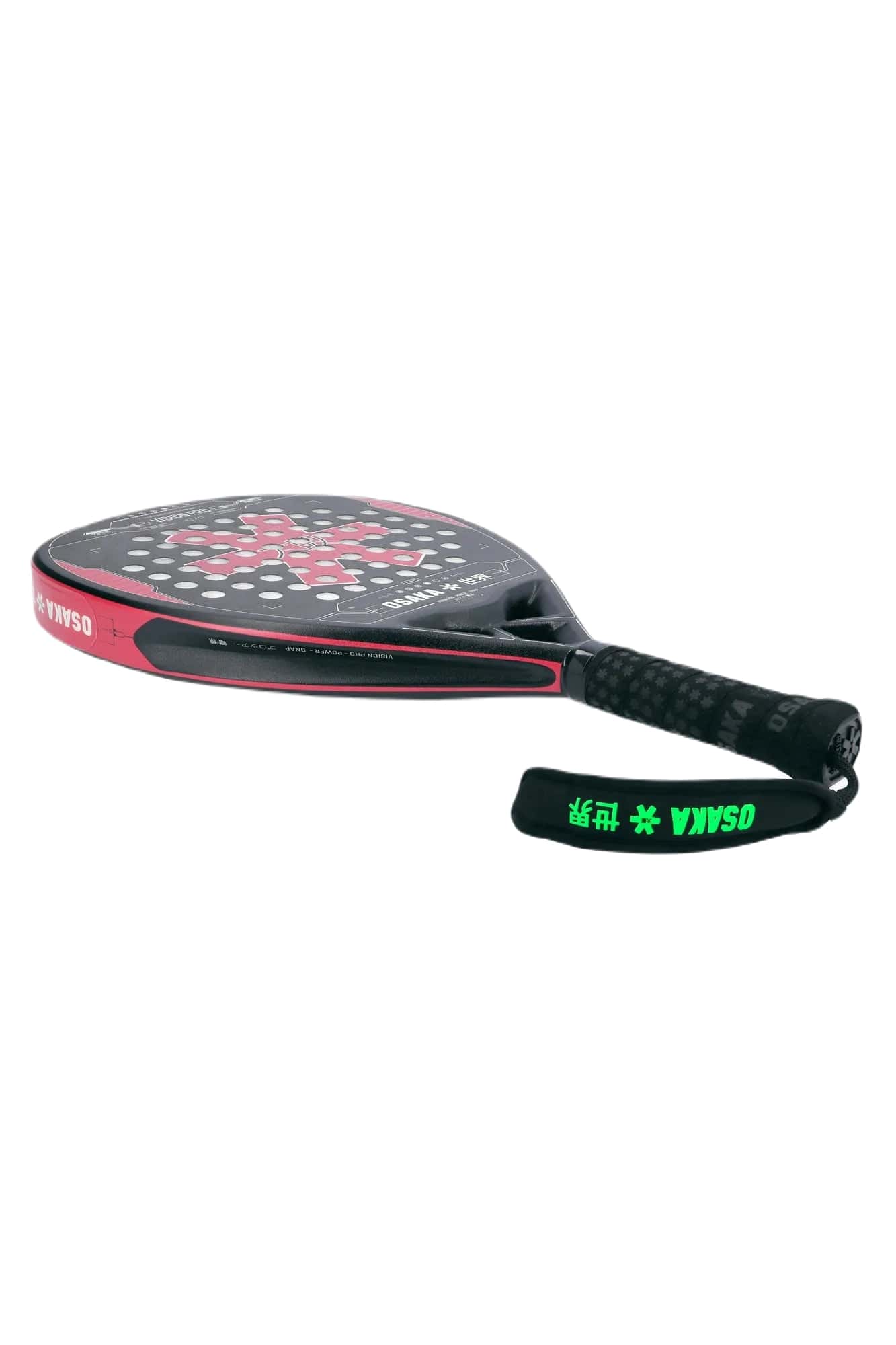 Osaka Vision Pro Power Snap 2023 Padel Racket (Maroon/Grijs)