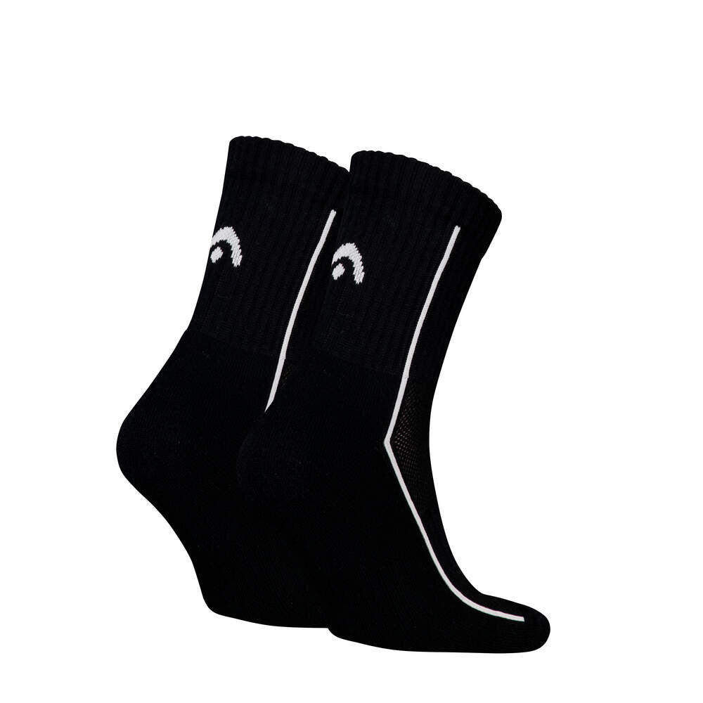 Head Tennis Sokken Performance Short Crew (2-pack, Zwart)