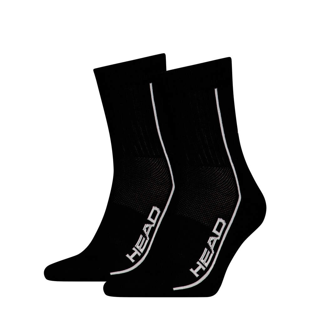 Head Tennis Sokken Performance Short Crew (2-pack, Zwart)