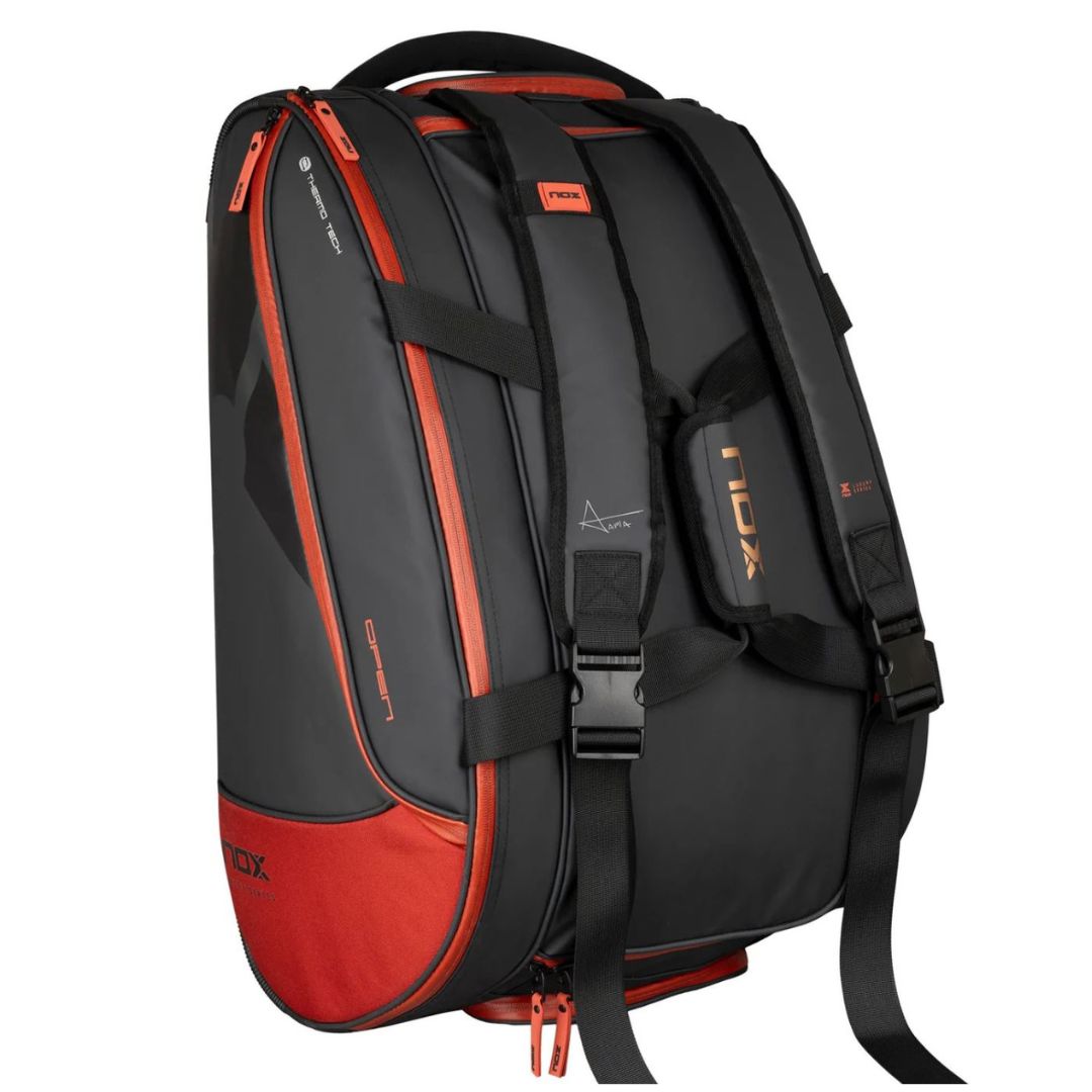 Nox Luxury Open Series Padel Tas (Zwart/Rood) padellife