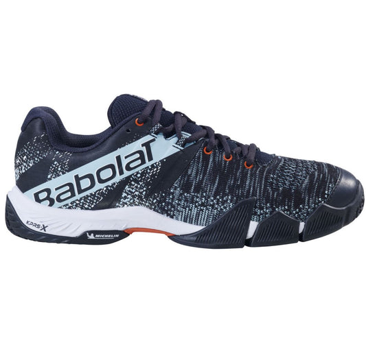Babolat Movea Padelschoenen (Black/Light Blue)