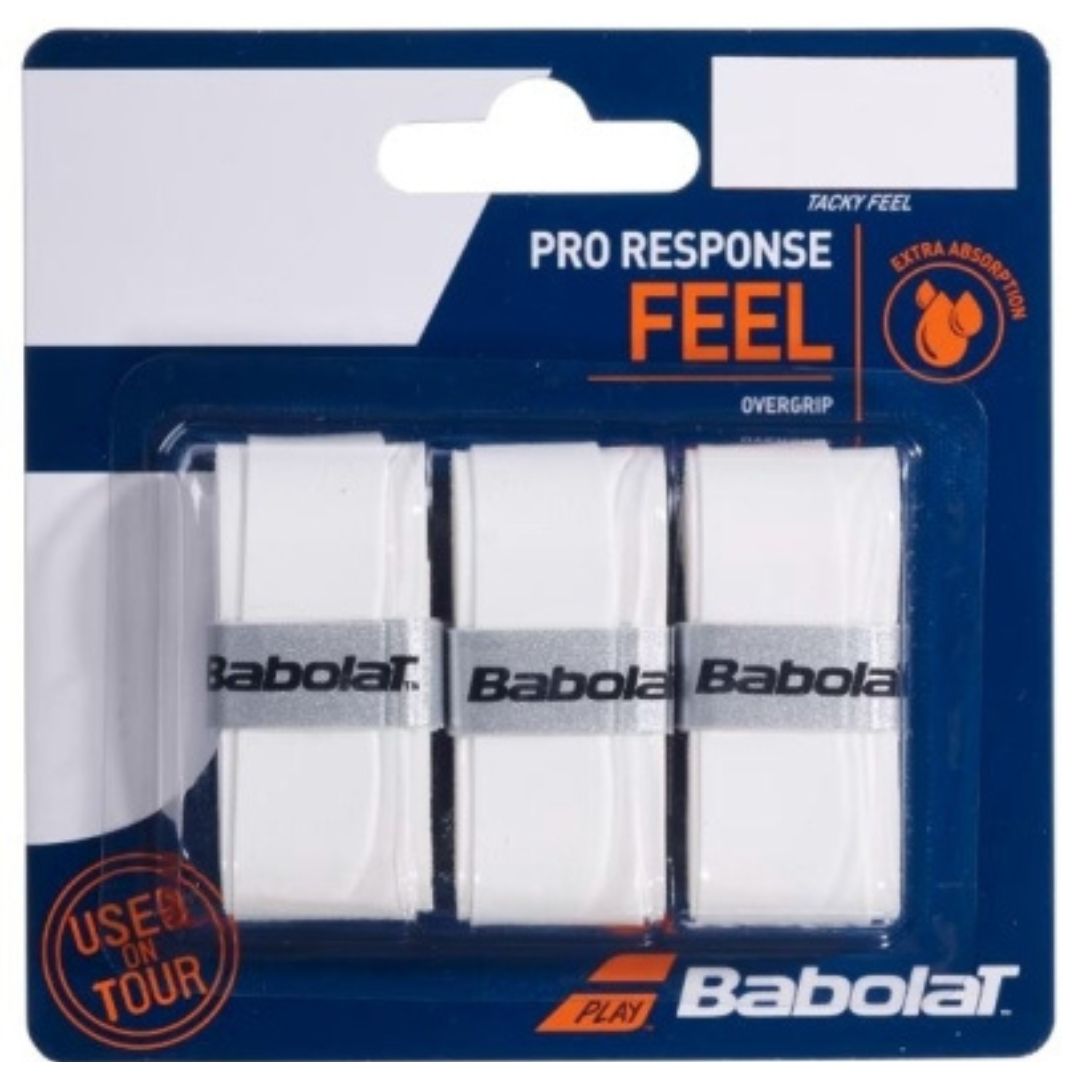 Babolat Pro Response Overgrip (Wit, 3-Pack) padellife