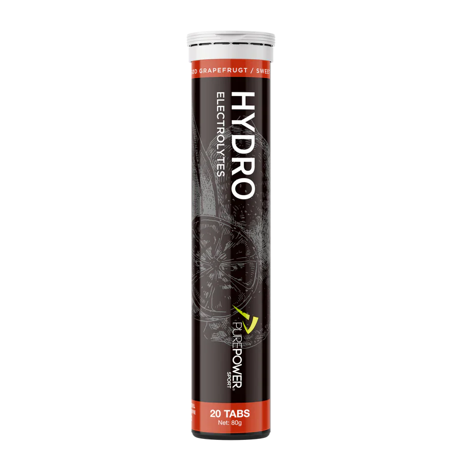 PurePower HydroTabs Elektrolyten – Zoete Grapefruit smaak (1 tube met 20 tabletten)