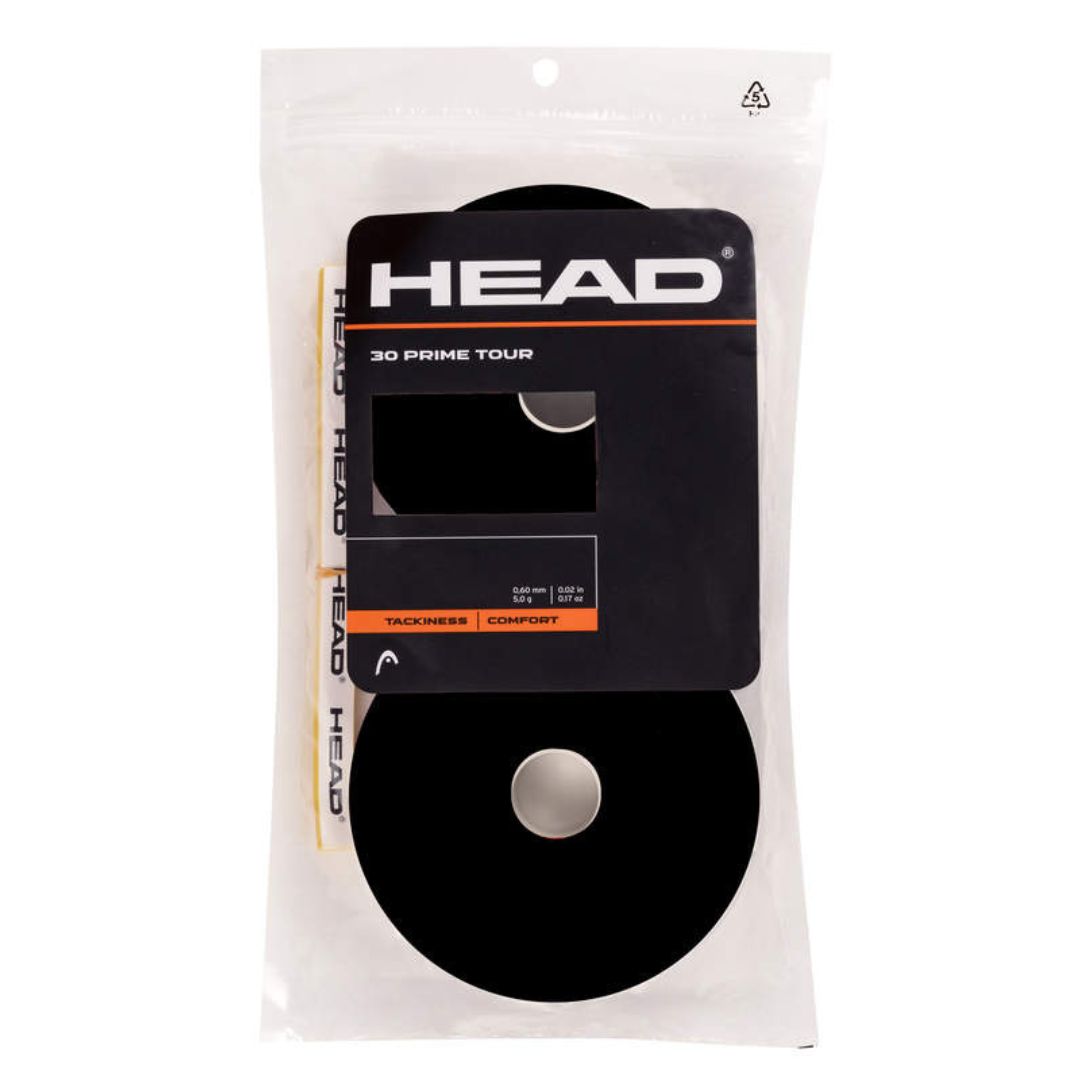 Head Prime Tour Overgrip (30-pak, zwart) padellife