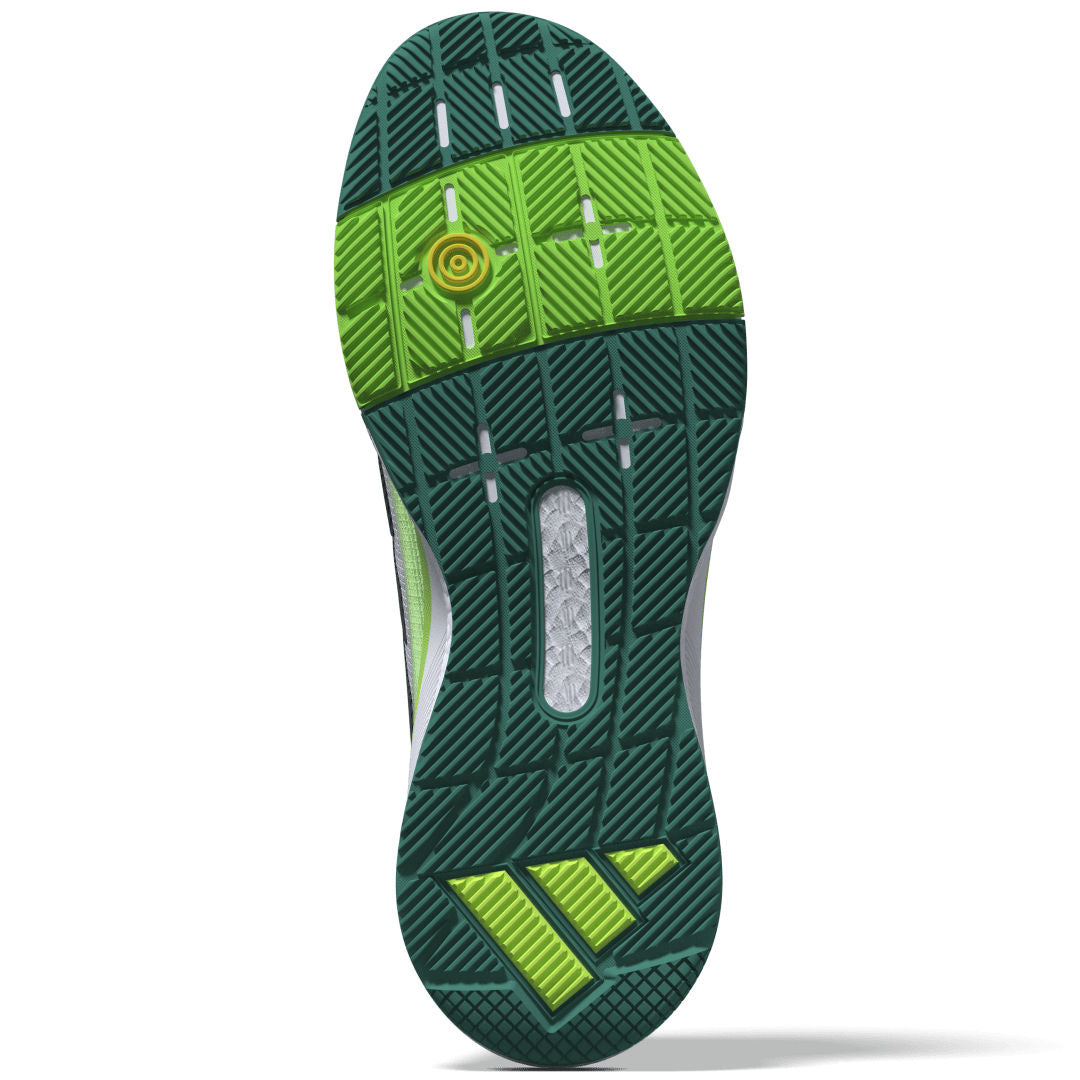 Adidas Crazyquick Boost Padel Schoenen (Wolkenwit/Kernzwart/Limoengeel)