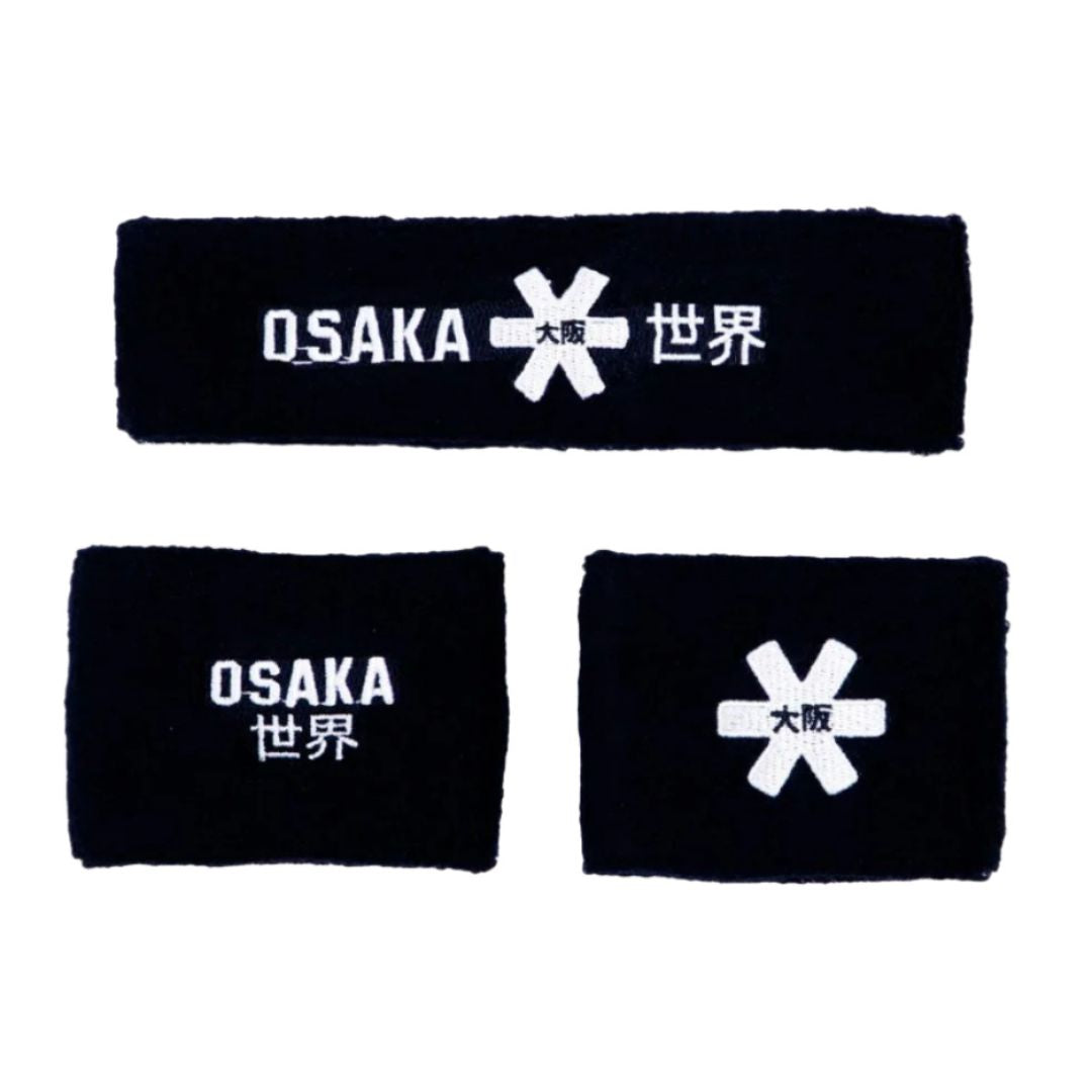 Osaka Zweetband Set (French Navy) padellife