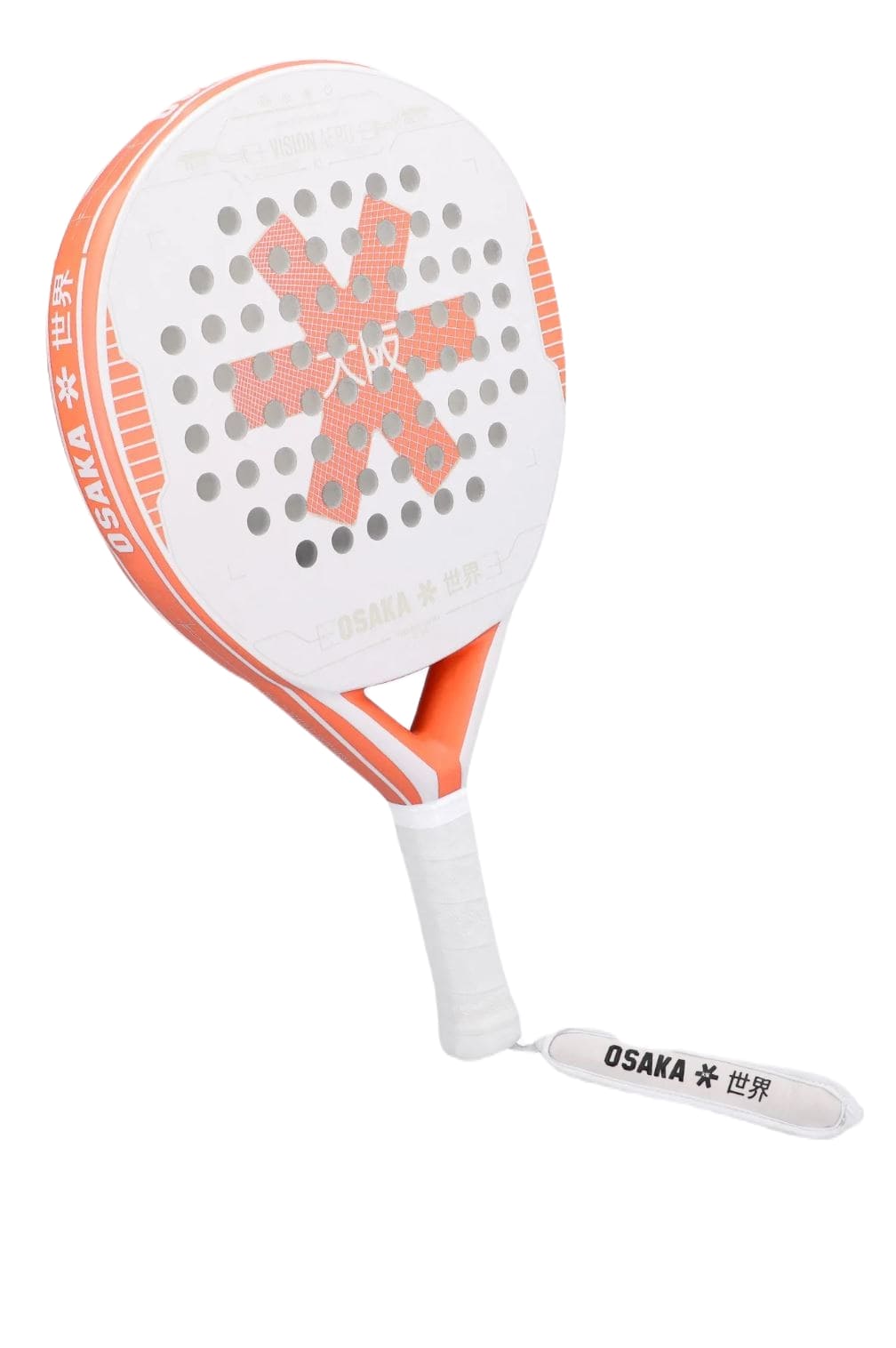 Osaka Vision Aero Control 2023 Padel Racket (Wit/Perzik)