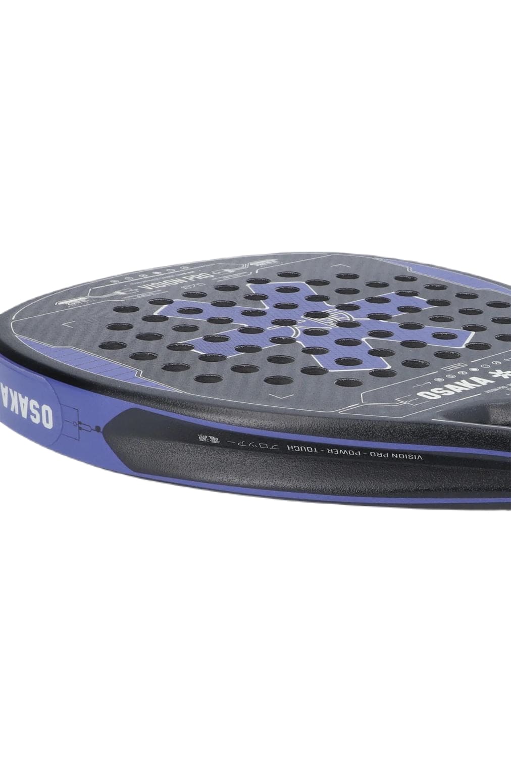Osaka Vision Pro Power Touch 2023 Padel Racket (Paars/Zand)