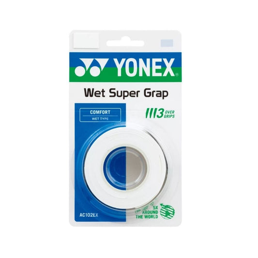 Yonex Wet Super Grap (3-pack, Wit)