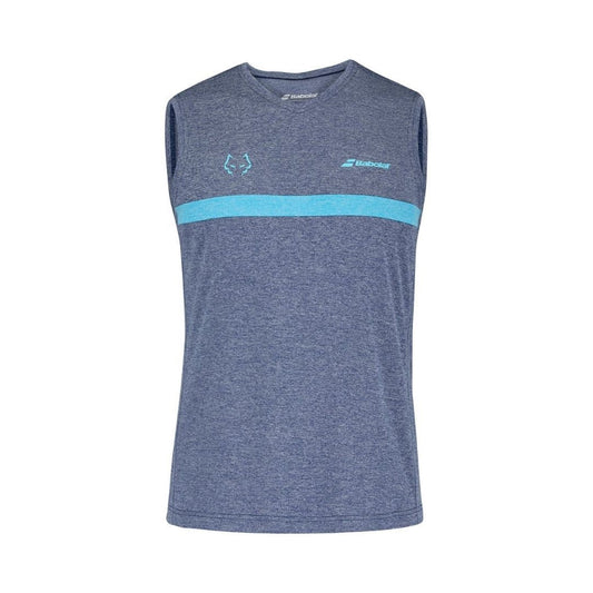 Babolat Juan Lebron Muscle Tanktop (Estate Blue Heather)