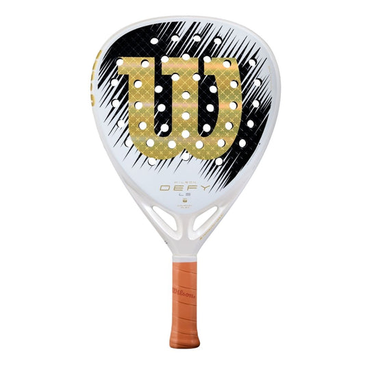 Wilson Defy LS V1 SE Padelracket White Black Gold