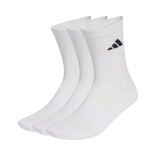 Adidas Essential Crew Sokken (3-pack, White)