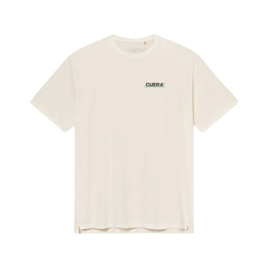 Cuera Active Lichtgewicht T-shirt (Off-White met Navy/Groen)