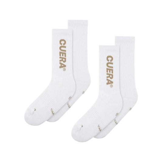 Cuera Padelsokken (2-pack, White/Walnut)