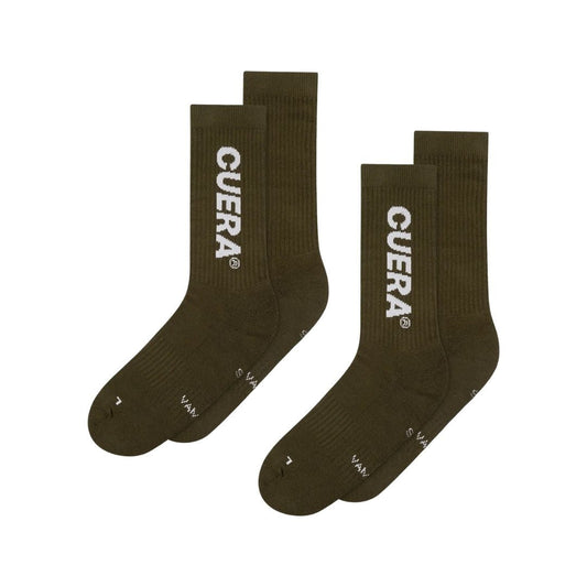 Cuera Padelsokken (2-pack, Army/White)