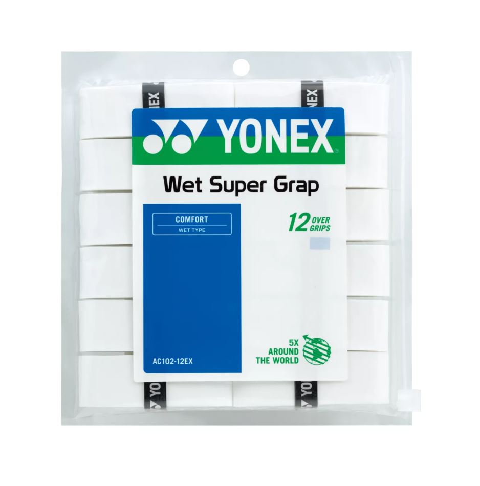Yonex Wet Super Grap (12-pack, Wit)