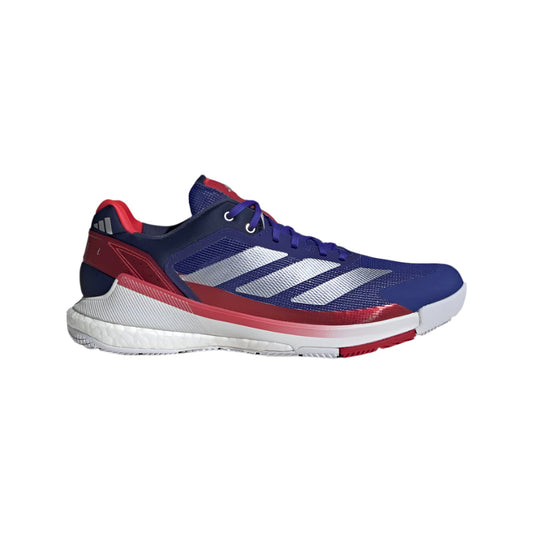Adidas Padel Schoenen Crazyquick Boost (Lucid Blue/Zilver Metallic/Wolk Wit)