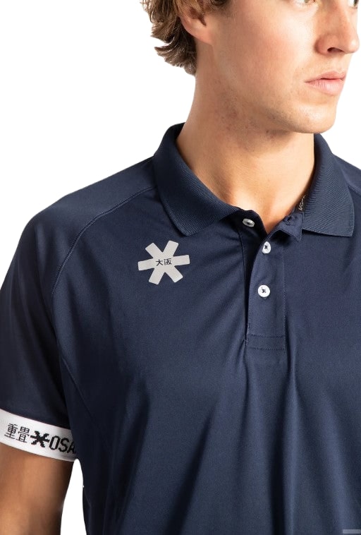 Osaka Herenpolo Jersey (Navy) - Padellife.nl