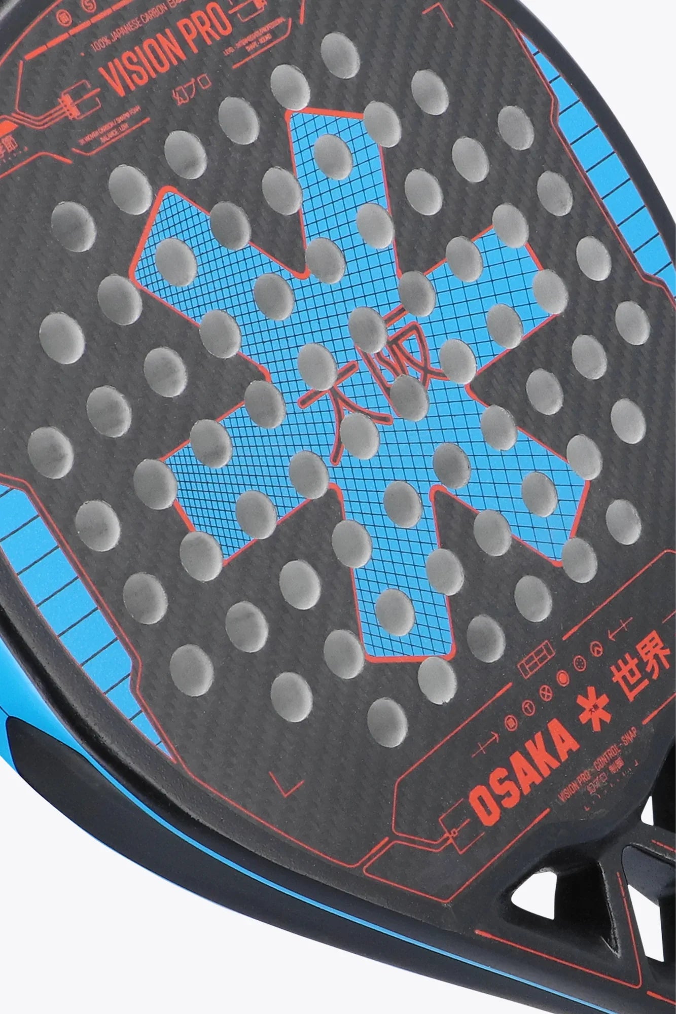 Osaka Vision Pro Control Snap 2023 Padel Racket (Blauw)