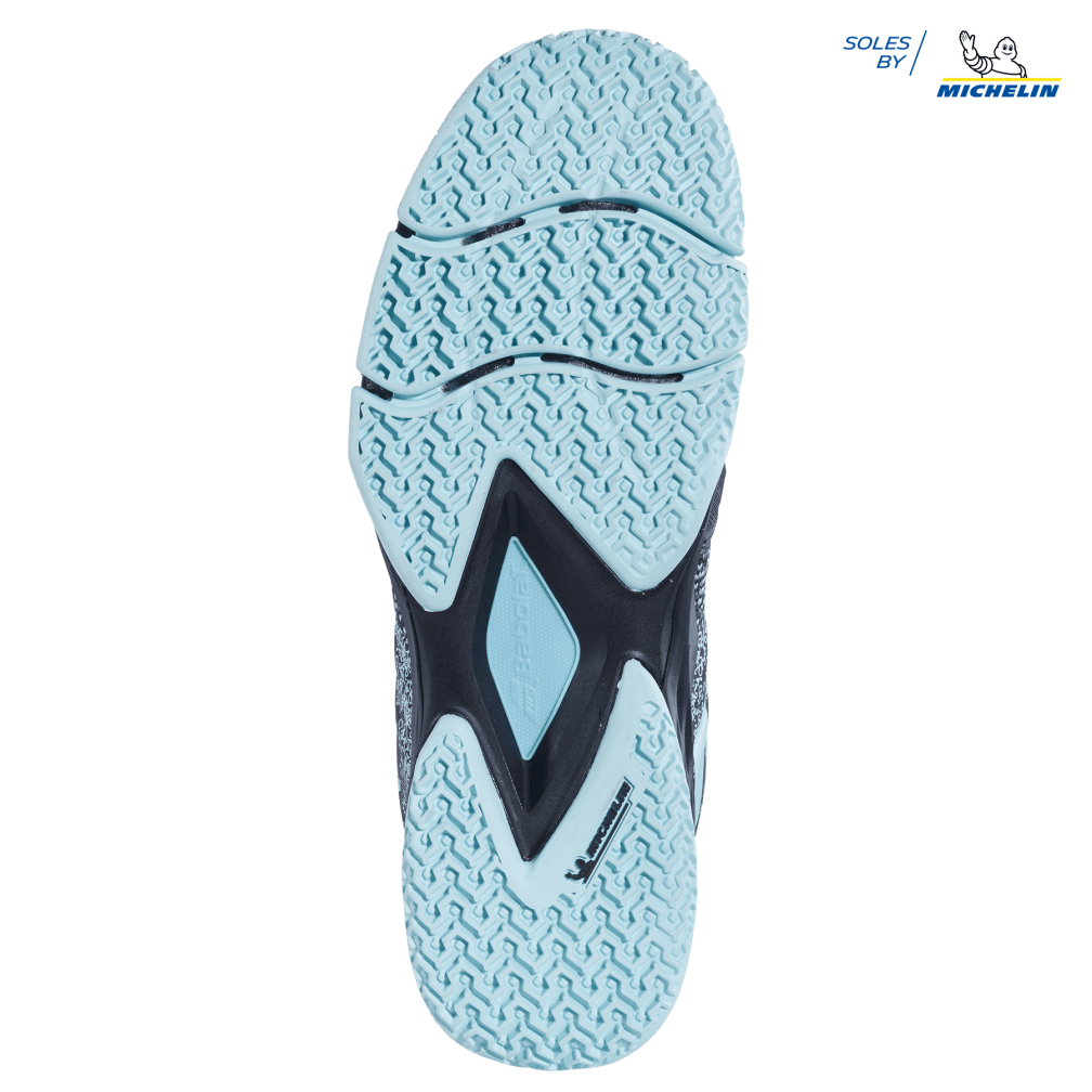 Babolat Sensa Vrouwen Padel Schoen (Zwart/Turquoise)