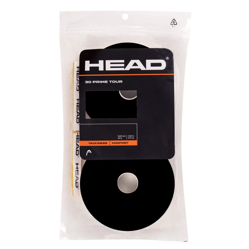 Head Prime Tour Overgrip (30-pak, zwart)
