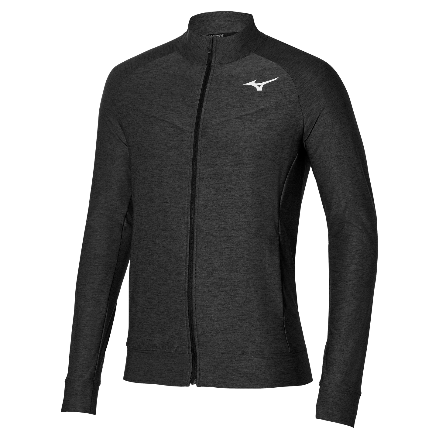 Mizuno Trainingsjas (Zwart gemêleerd)