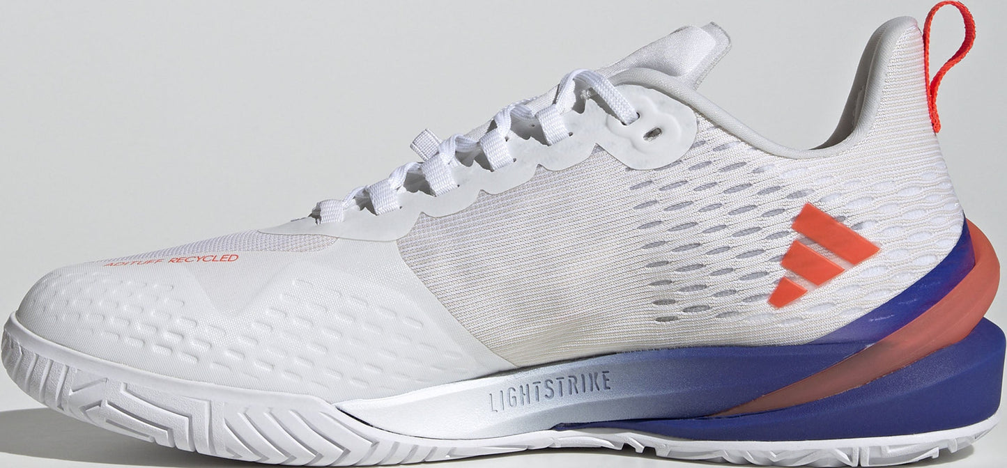 Adidas Adizero Cybersonic herenschoenen (Cloud White/Core Black/Solar Red)