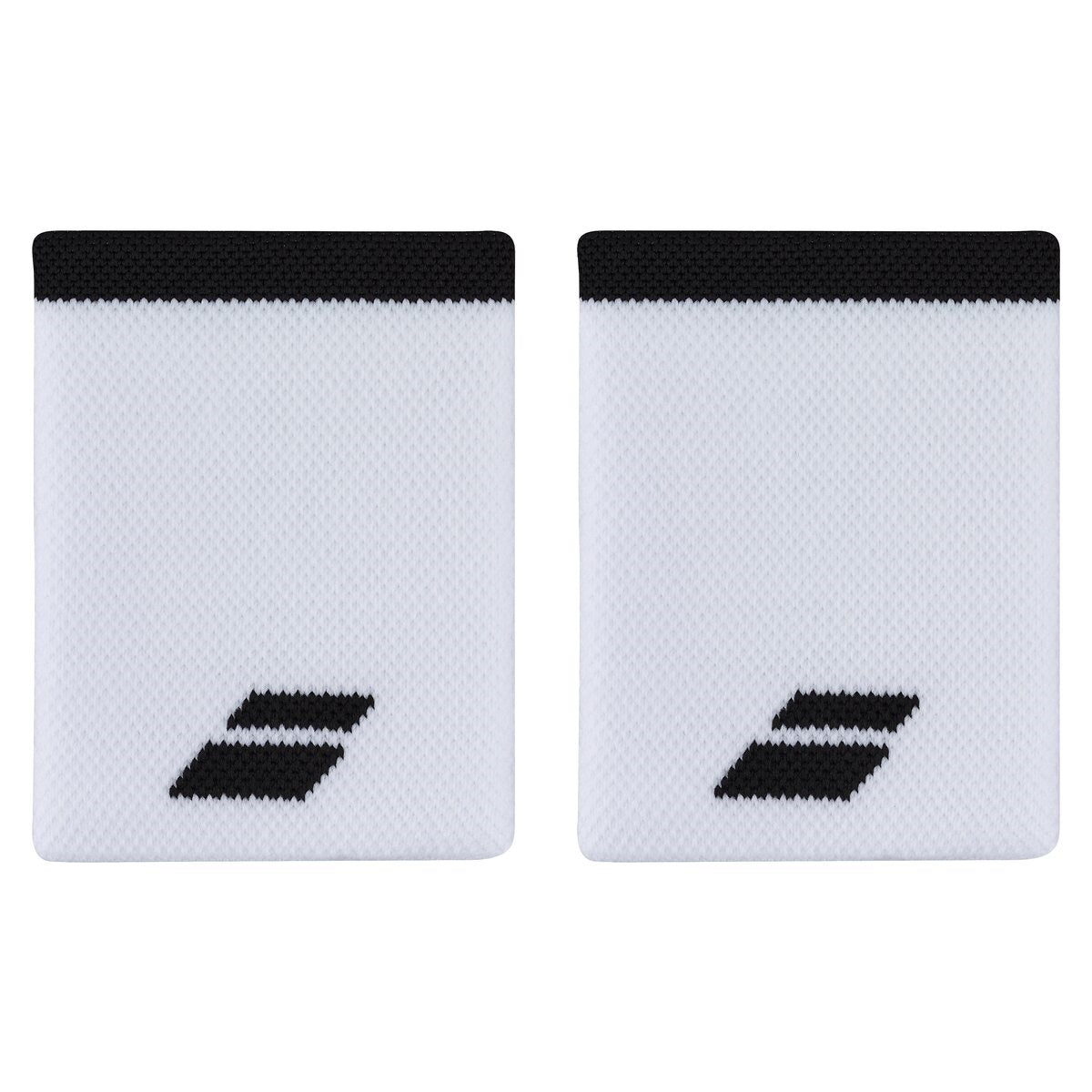 Babolat Logo Jumbo Polsbandjes (2-pak, wit/zwart)