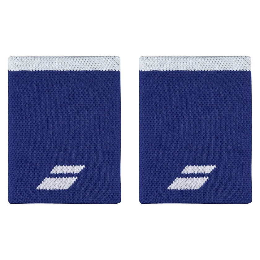 Babolat Logo Jumbo Polsbandjes (2-pak, Sodaliet Blauw)