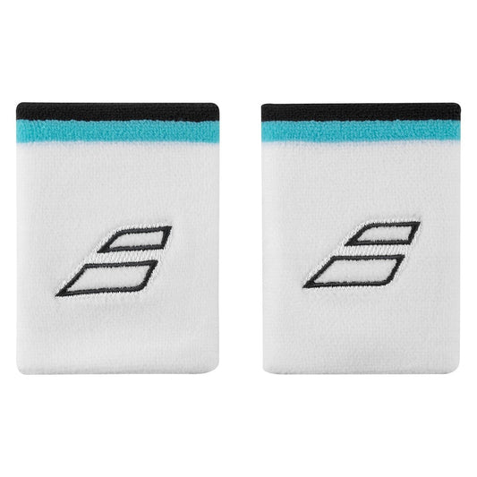 Babolat Terry Jumbo Polsbandjes (2-pak, Wit/Estate Blauw)