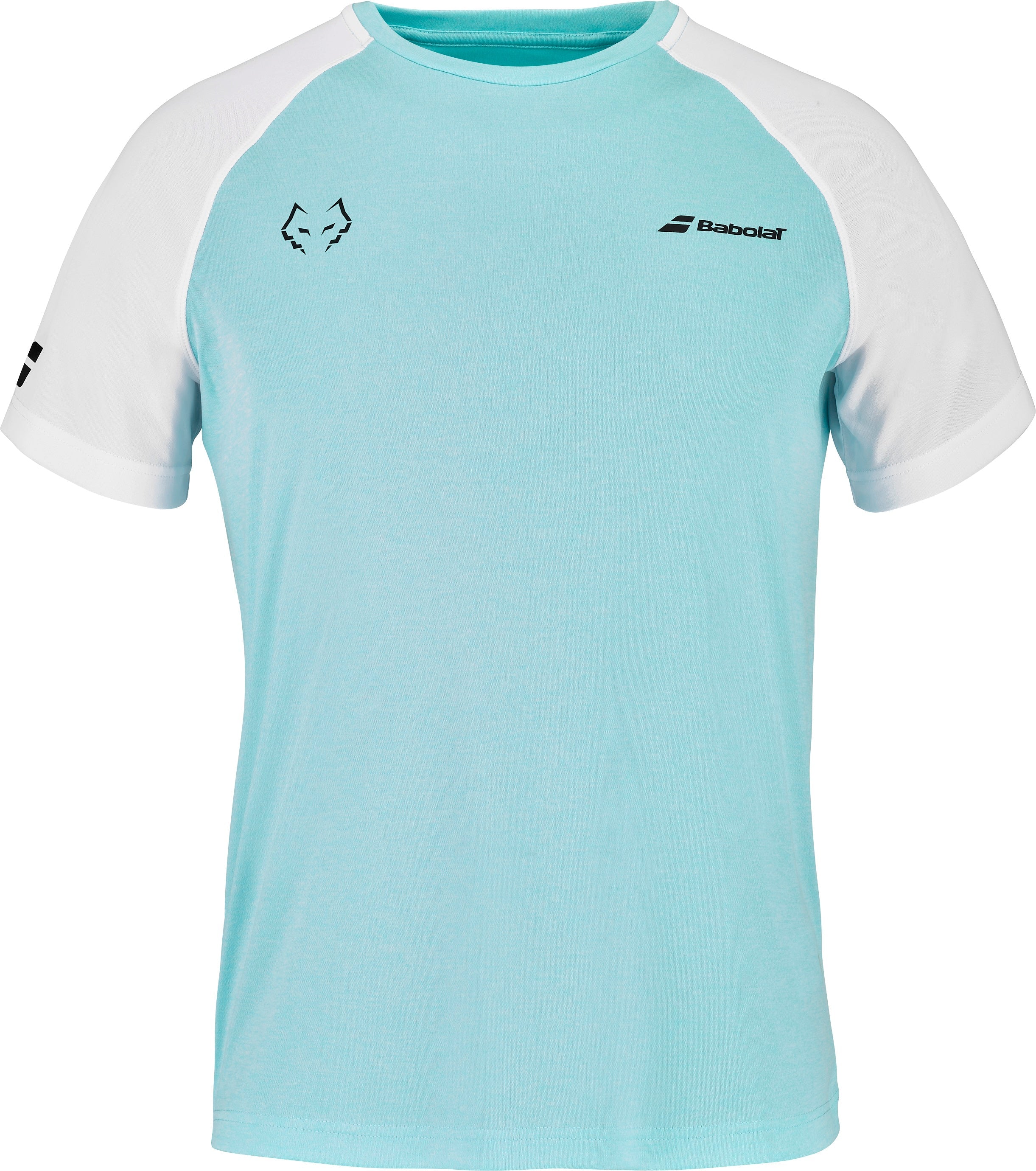 Babolat Crew Neck T-shirt Juan Lebron (Engelenblauw/Wit)