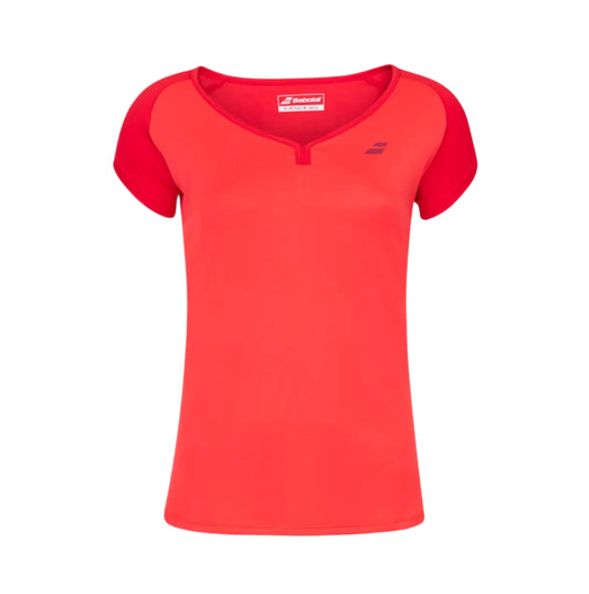 Babolat Play Cap Sleeve Damestop (Rood)