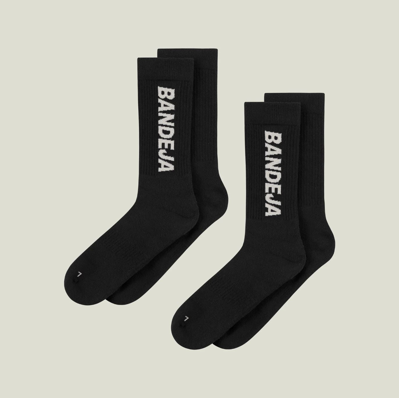 Cuera Padel Crew Sokken (2-pack, Zwart)