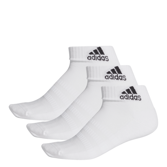 Adidas 3-Stripes Ancle Sokken 3-pack (Wit)