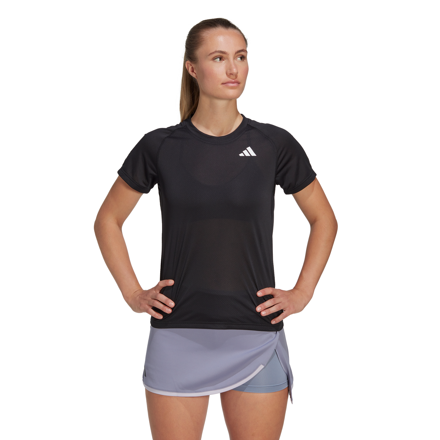 Adidas Club Tee Vrouwen (Zwart)
