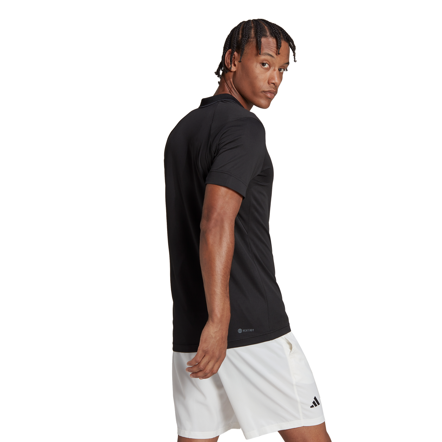 Adidas Freelift Polo Heren (Zwart)