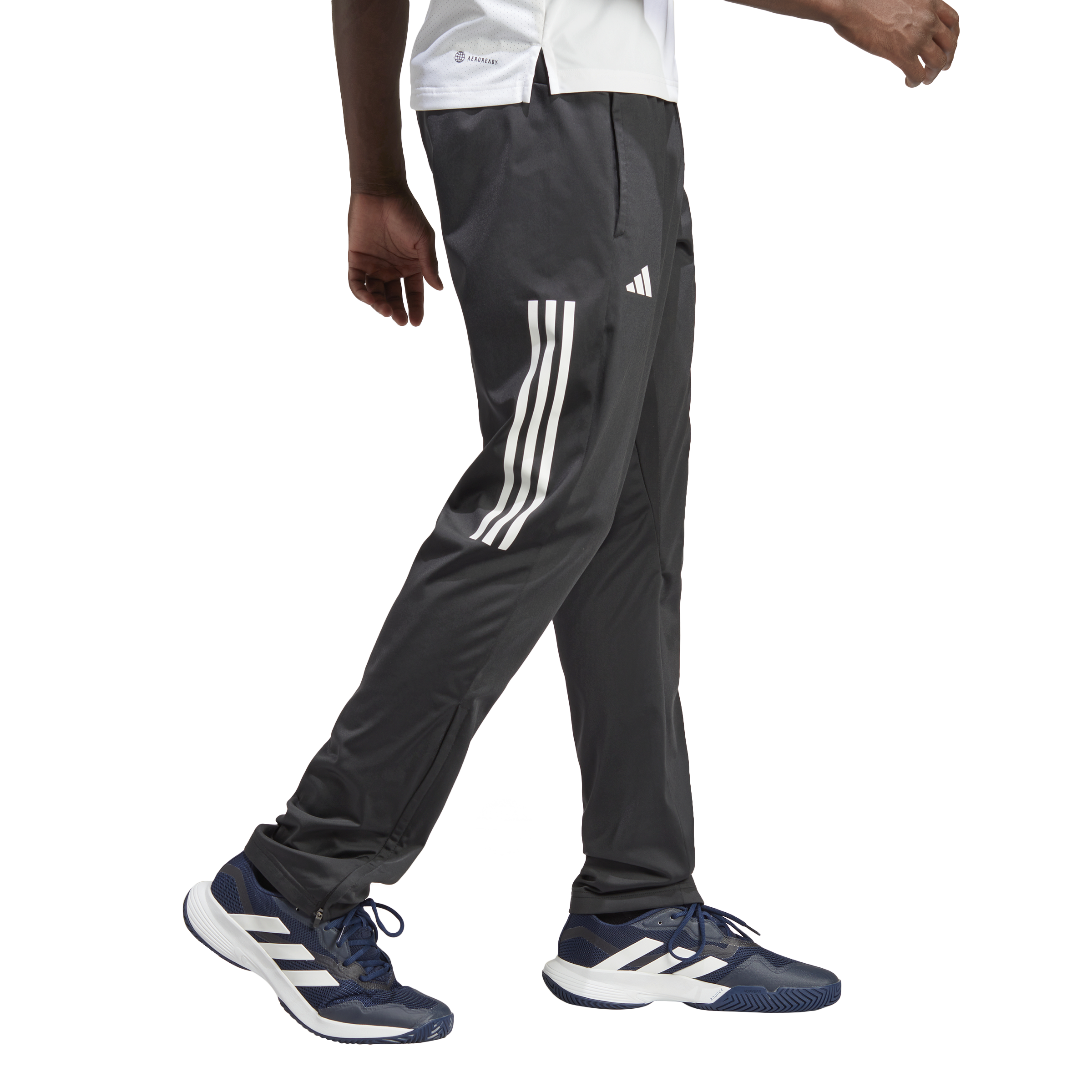 Adidas 3-Stripe Gebreide Broek (Zwart)