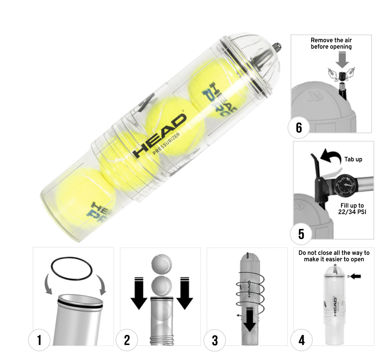 Head X4 Pomp Pressurizer