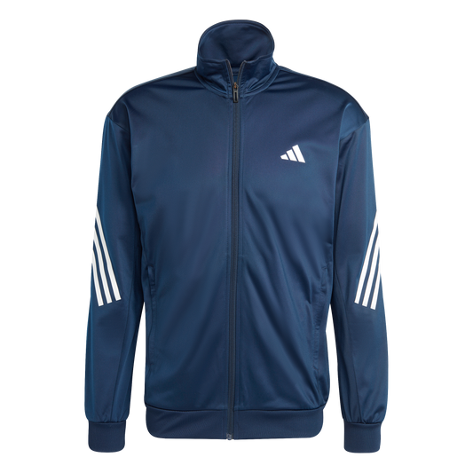 Adidas 3-Stripe Gebreide Jas (Navy)