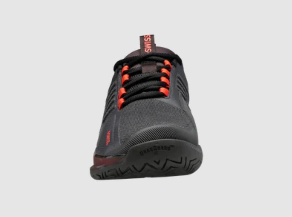 K-Swiss Ultrashot 3 Padel Schoenen (Asphalt/Jet Black/Spicy Orange)