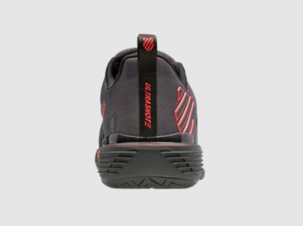 K-Swiss Ultrashot 3 Padel Schoenen (Asphalt/Jet Black/Spicy Orange)