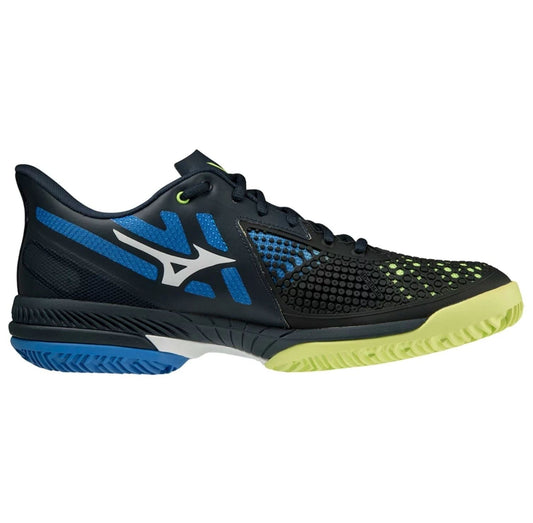 Mizuno Wave Exceed Tour 5 CC Heren Padel Schoenen (Navy/Blauw/Groen)
