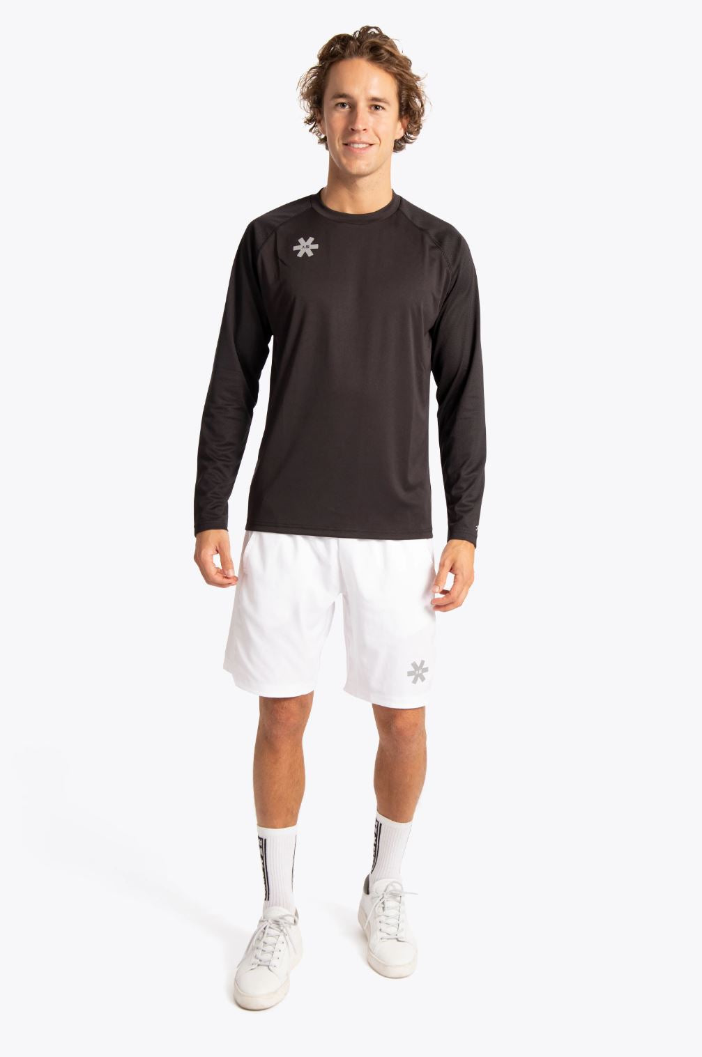 Osaka Heren Training T-shirt Lange Mouw (Zwart)