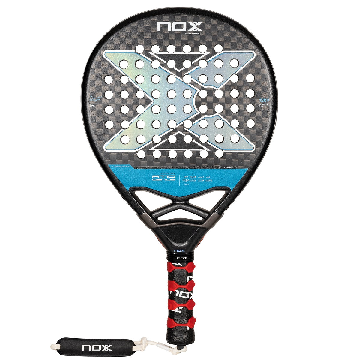 Nox AT10 Genius 12K Luxury By Agustin Tapia 2024 Padel Racket